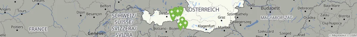Kartenansicht für Apotheken-Notdienste in der Nähe von Virgen (Lienz, Tirol)